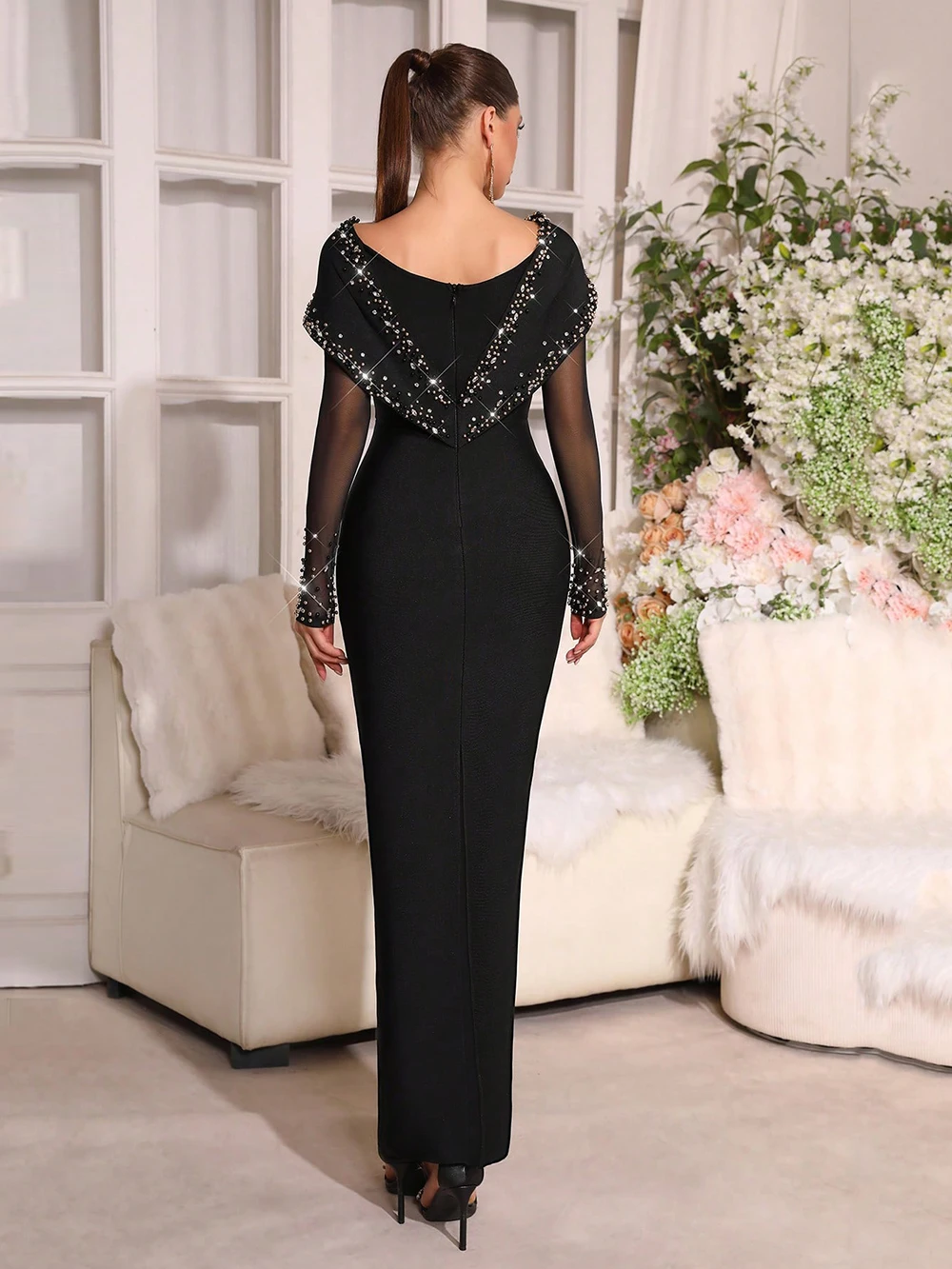 Full-length dress view