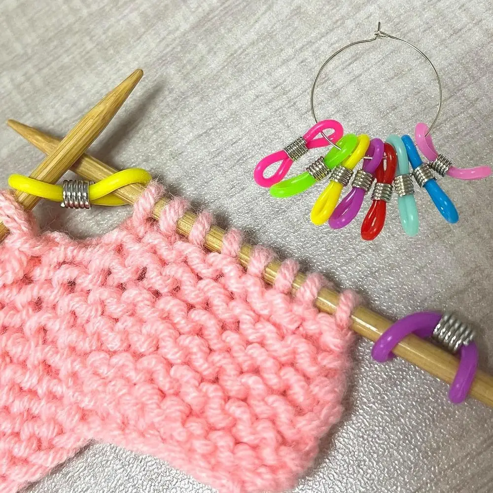 20/50Pcs Colorful Knitting Needle Holder Sewing Crochet Kit Knitting Craft Silicone Needle Tip Stopper Plug Accessories