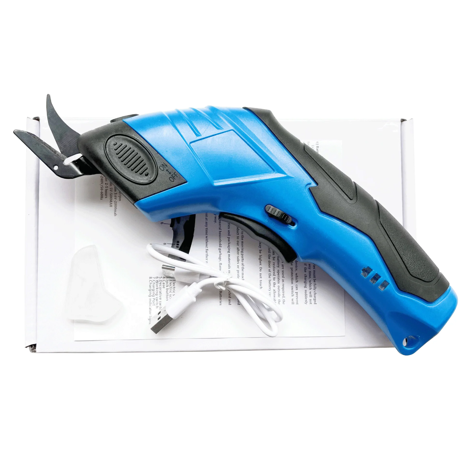 

3.6V Electric Scissors Cordless Rechargeable Handheld Cutting Machine Carpet Cutting Leather Trimming Tools Household scissors