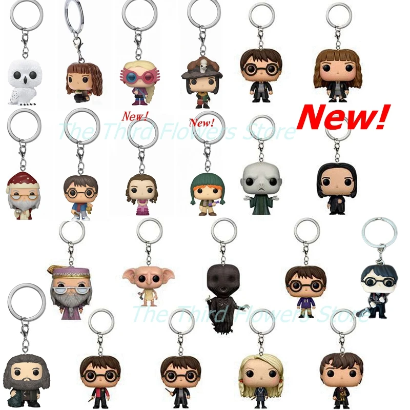 Nuovo Portachiavi Harri Con Portachiavi Serie Scatola Ginny Weasley Ron Weasley Hedwig Snape Dumbledore Gigginy Ornamenti Regalo