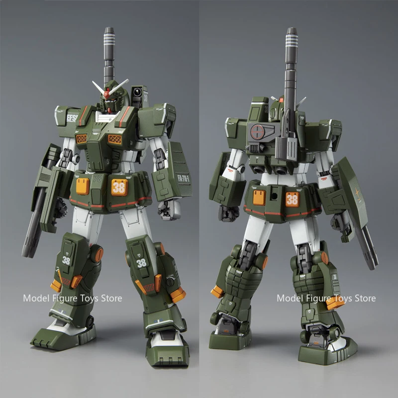 반다이 Genuino 1/144 HG-FA-78-1 풀 아머 건담 모델 애니메이션 키트 조립 애니메이션 모델 액션 장난감 컬렉션 모델 선물
