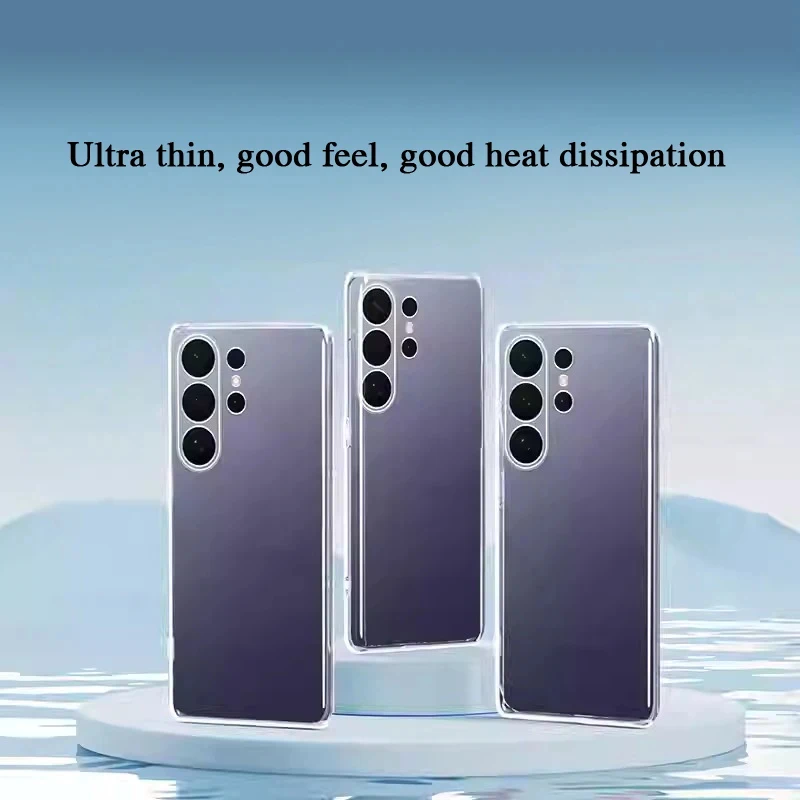 Soft Silicone Clear TPU Thin Camera Protective Phone Case