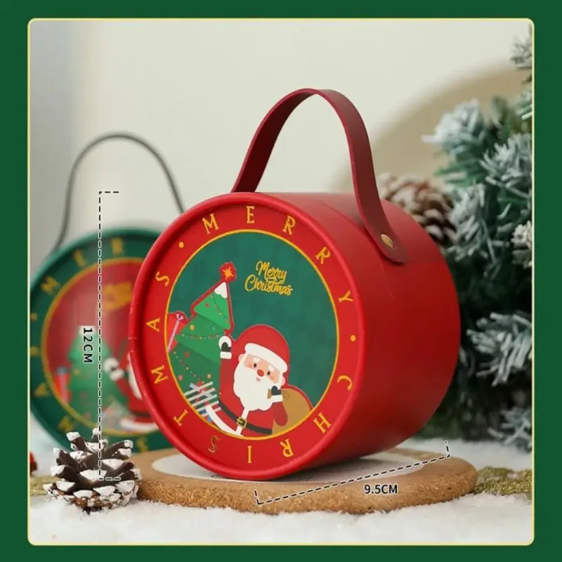 Christmas candy box, Christmas Eve apple gift packaging box, mousse cake dessert box, Christmas decoration