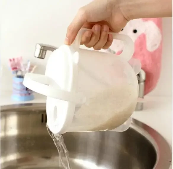 Description Picture 4 of itemWashing Rice Machine with Handle Plastic Strainer Soybean Washer Sieve Convenient Multifunctional for Kitchen Supplies