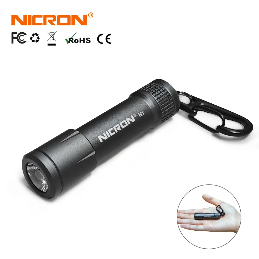 NICRON N1Micro 100LM Mini Torcia LED Da Chiave Ricaricabile Per Esterni Lampada Impermeabile IPX7 Per EDC Torcia Sale - Mobile - Foto 7