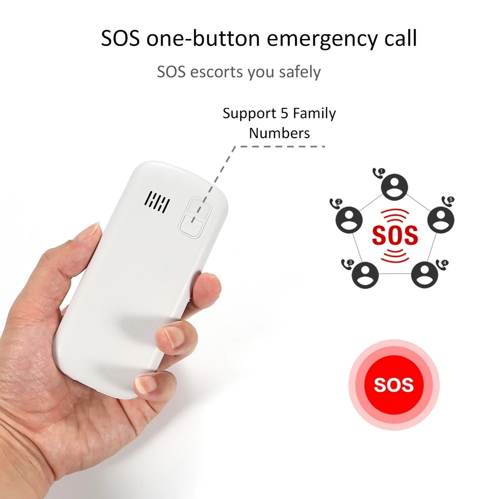 Bar Senior Cellphone Artfone CS181 CS182 CS188 GSM 2G Large Voice Big Button Mobile Phone For Elderly One Key SOS Dual Sim Torch