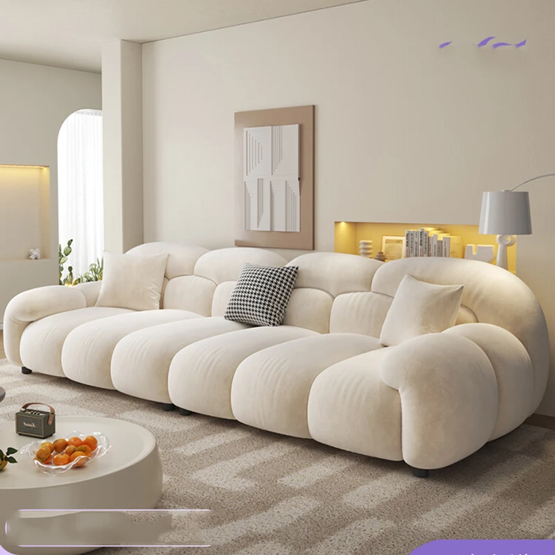

Modern Nordic Living Room Sofas Minimalist Luxury Sectional Europe Living Room Sofas White Lazy Sofy Do Salonu Home Furniture