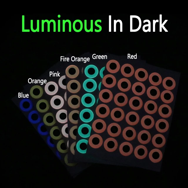 Bimoo 100PCS Luminous Epoxy 3D Fish Eyes Fly Tying Material For