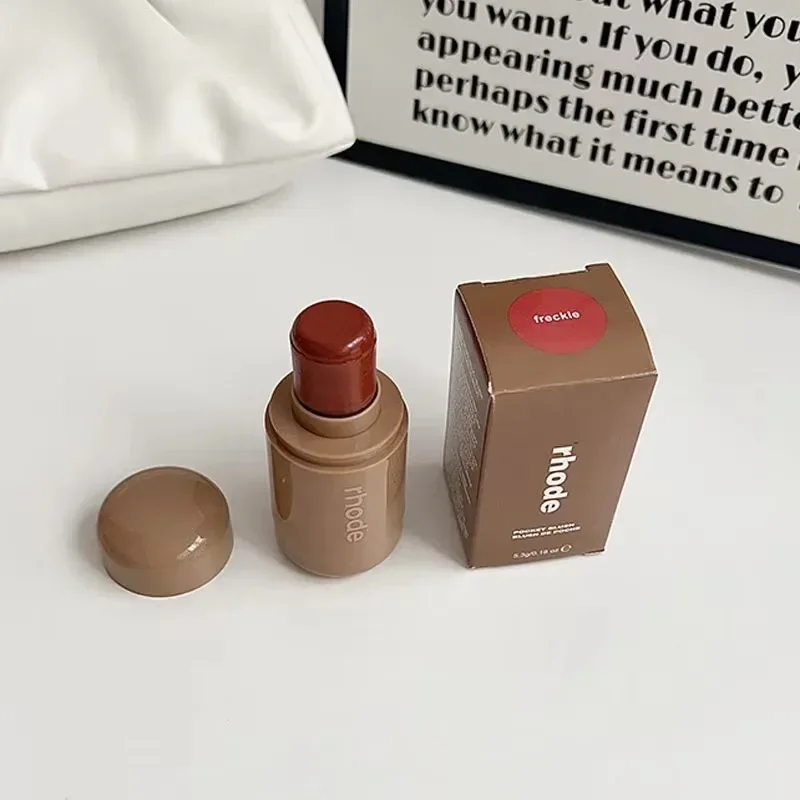 로드 포켓 블러쉬 립스틱 립앤치크 하이드레이팅 스틱 내추럴 루즈 파우더 블러쉬 크림 립스틱 치크 쉽게 바르는 컬러