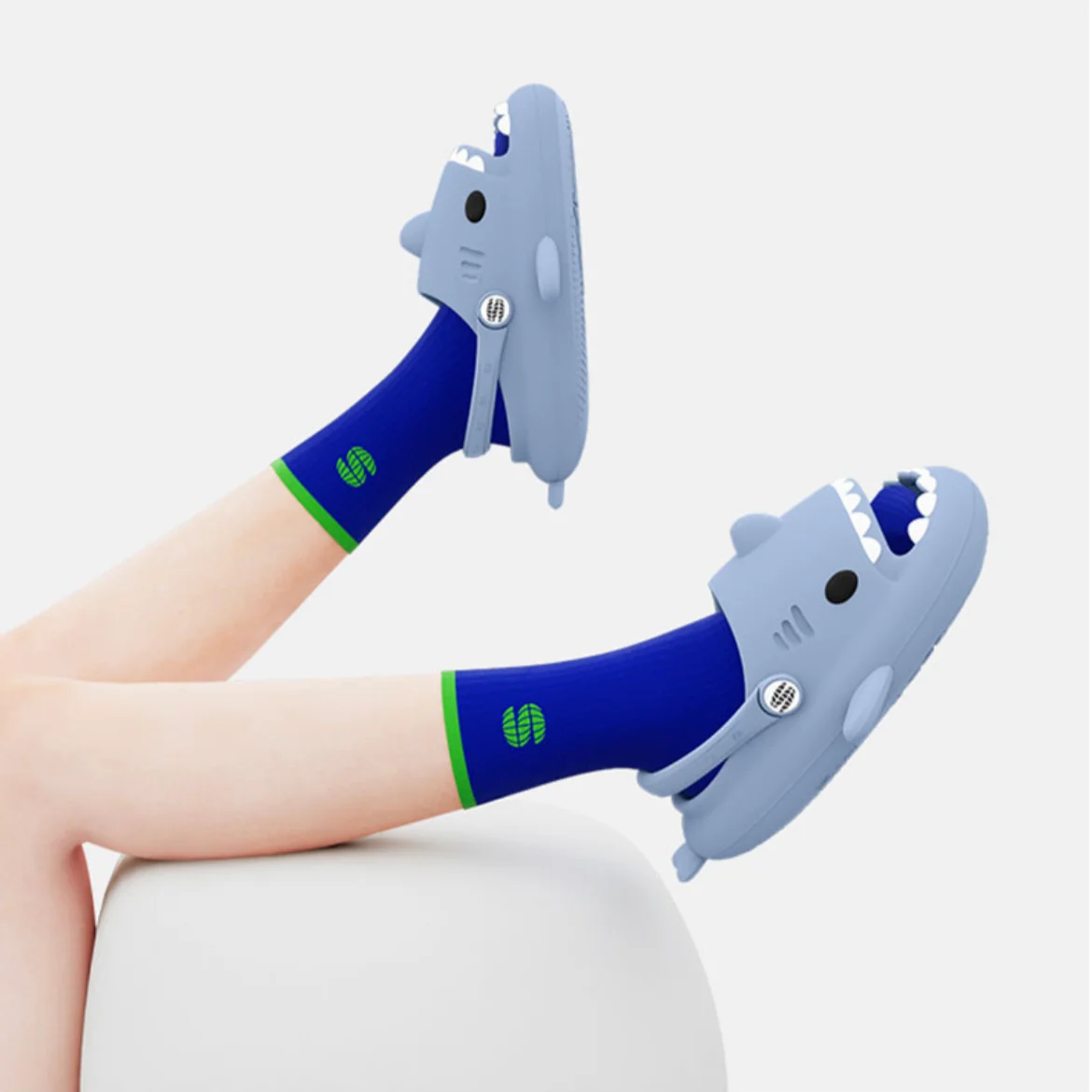Band Shark Slippers Summer Adults  Women Cute Men Indoor Bathroom Slides Couple Beach Flip Flops Anti-skid Thick Flat Shoes 6