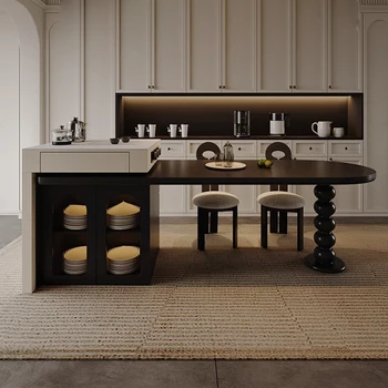 Isola da cucina elegante di lusso Classico unico estetico Isola da cucina premium Design Squisita cucina Meuble Mobili da cucina