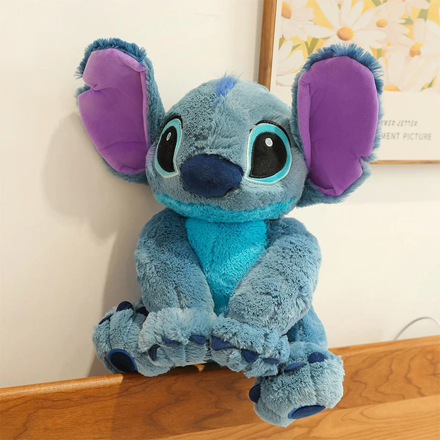 30/45/60/80cm Disney Cartoon Kawaii Lilo & Stitch Plush Toys Sleeping  Pillow Birthday Gifts