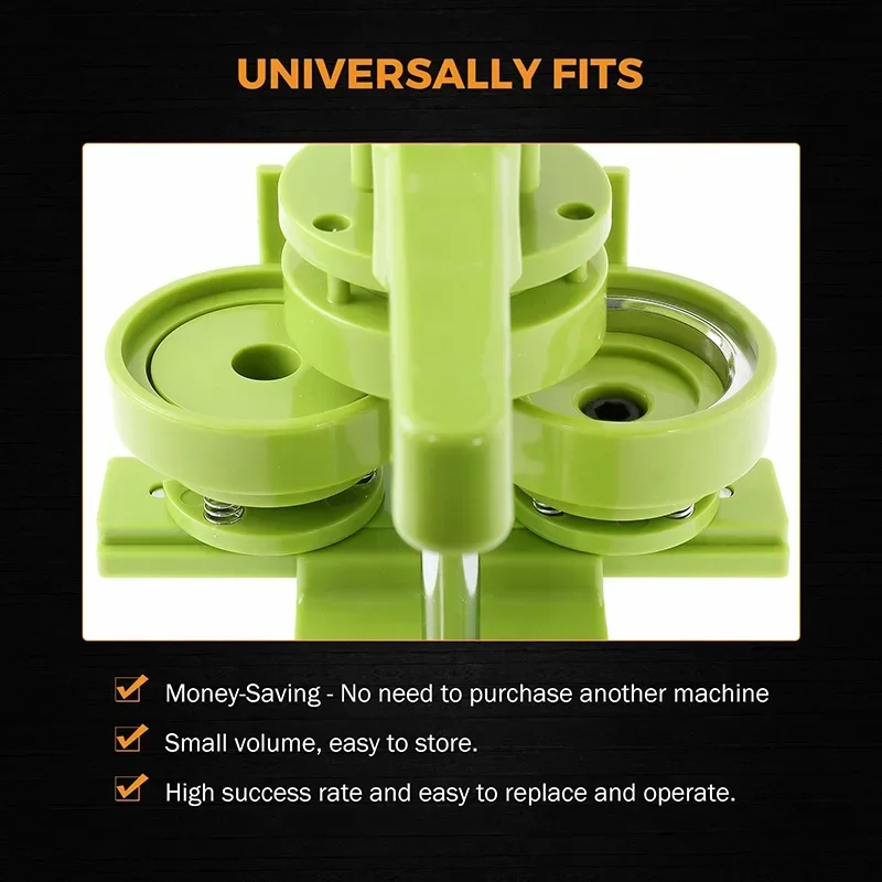 Button Badge Maker Mould 25/32/37/44/58/ Round Badge Punching Mould With 100pcs Button Parts 100pcs Blank Paper DIY Tools