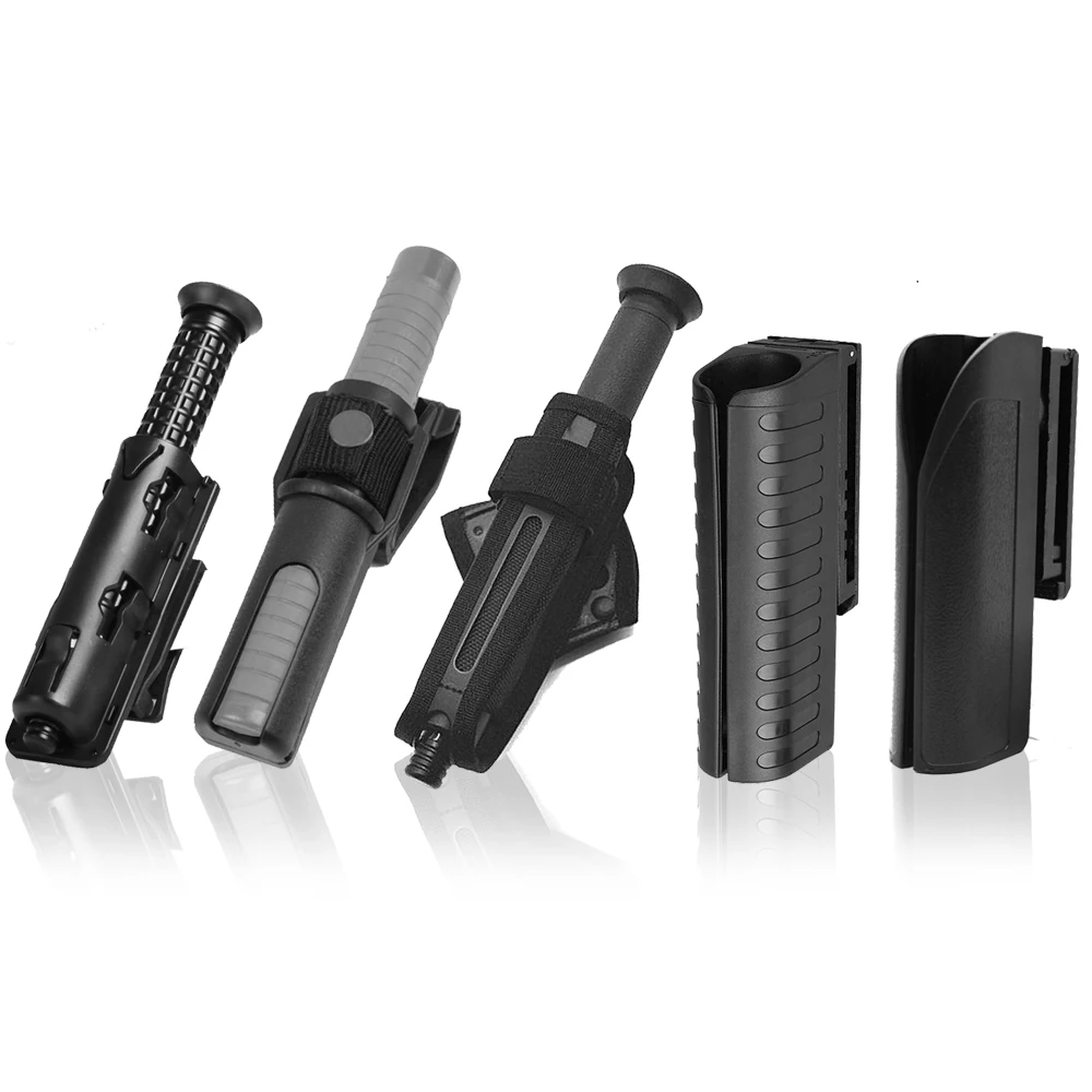 16-26" Baton Holder for Duty Belt Universal 360 Degree Rotation Multi-functional Tactical Baton Holster Telescopic Baton Holder