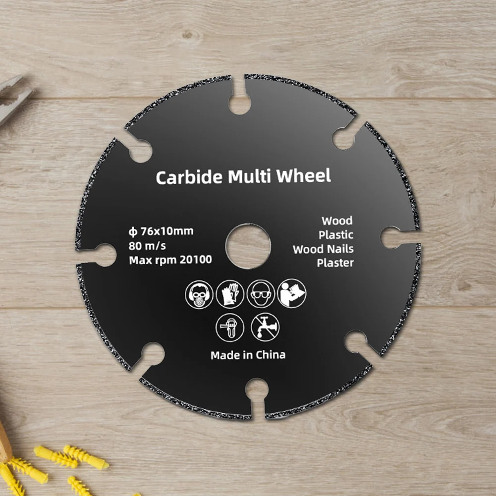 76MM/2.99INCH Sanding Grinding Wheel Cut Blades Rebar Stainless Steel Iron Grinding Disc for General Purpose Metal Cutting