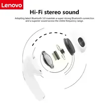 Original Lenovo Air Pro6 TWS bluetooth Earphone 9D HIFI Headset Bluetooth Music Earbuds For IPhone Android Wireless Headphones