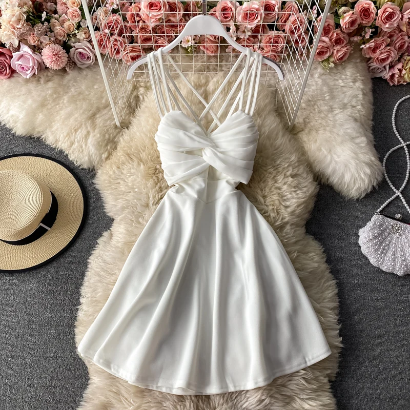 Women'S Dress 2025 Spring Summer Elegant Gown Female Tube Top Backless  Party Dresses Sleeveless Robe Sexy Femme A-Line Vestidos - AliExpress  200000345