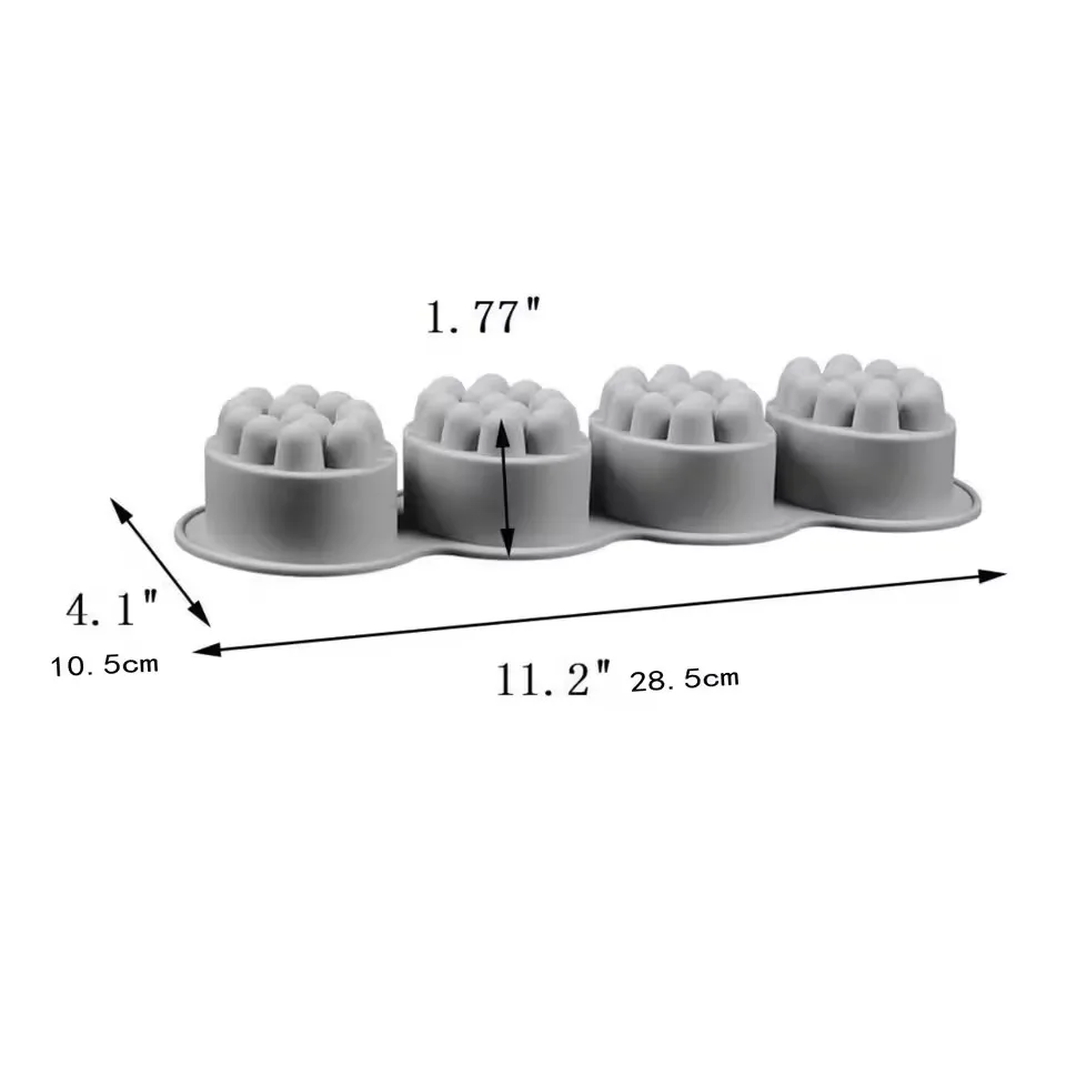 Massage Soap Mold Massage Bar Mold Handmade Silicone Soap Molds for Making