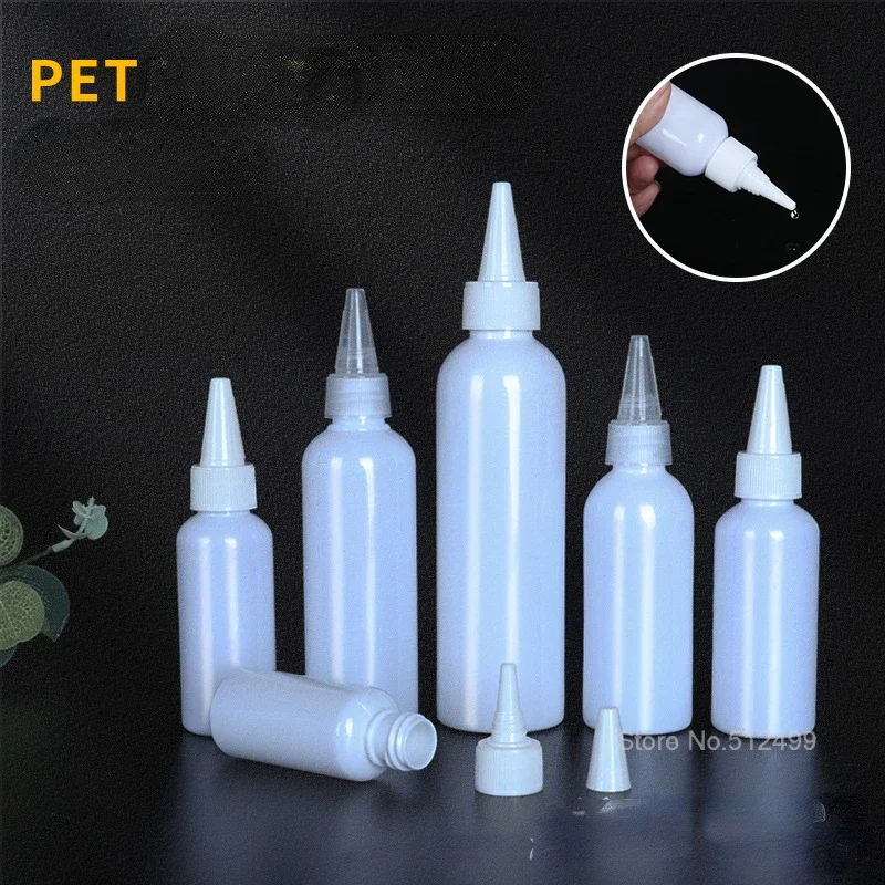 

Wholesale 30ml PET Bottle Sharp Mouth Cap White Tip Water Bottle Beak Cap White 30ml Plastic Bottle Nozzle Dispenser Bottling
