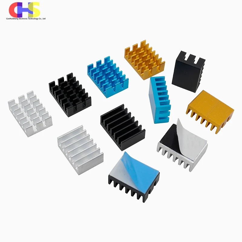 10-Pack Aluminum Heatsink Radiators for Enhanced Heat Dissipation