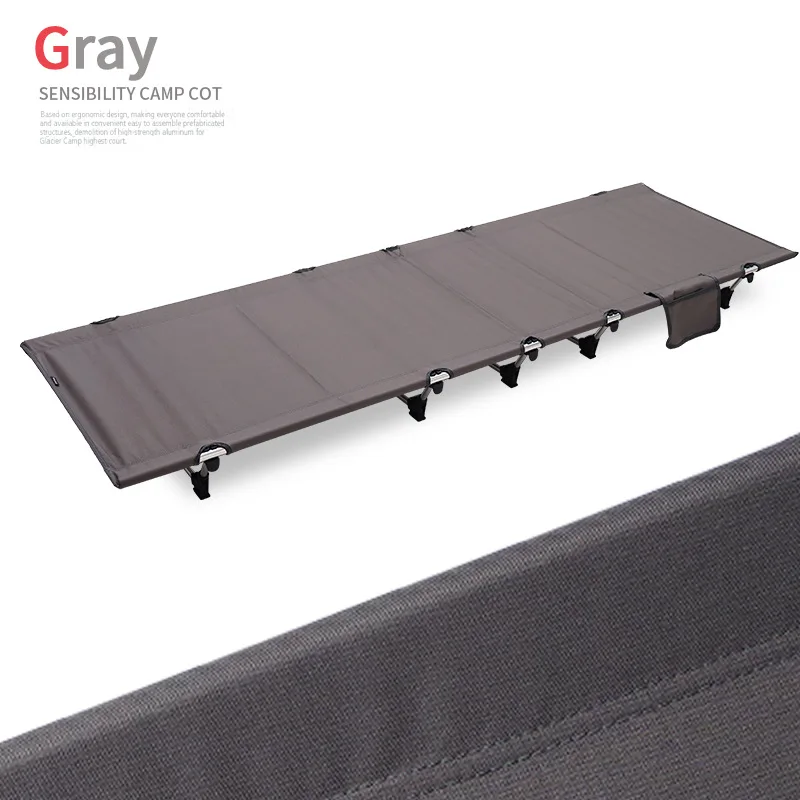 Lit pliant de Camping 185cm, tente de couchage extérieure pour une personne  18