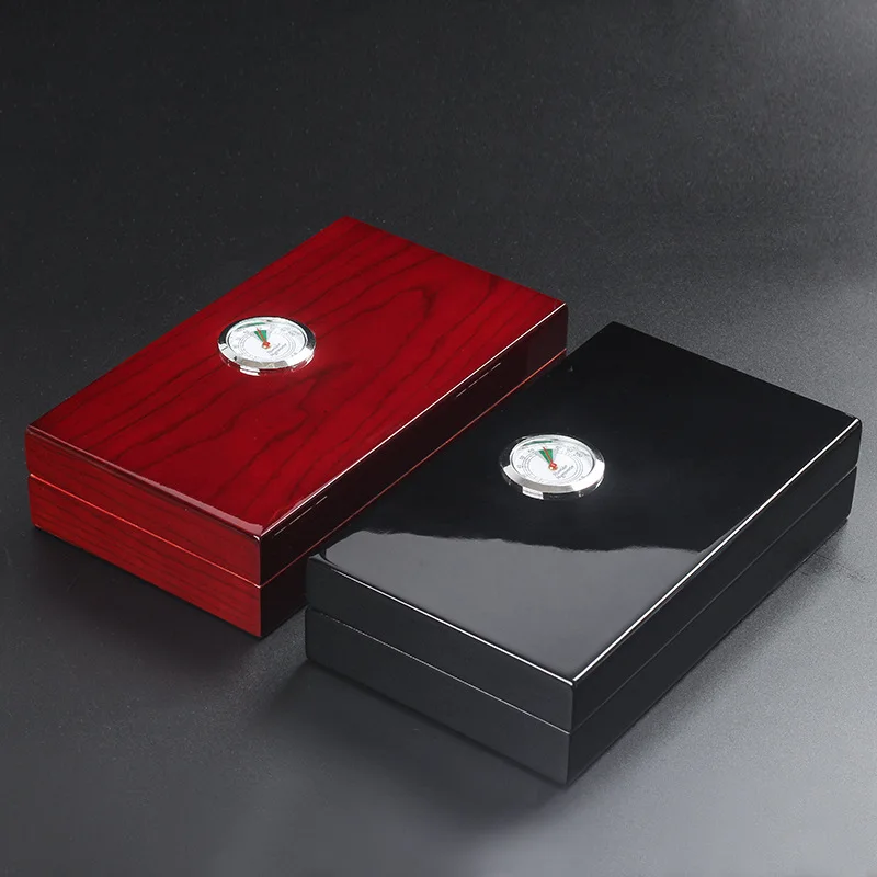 

Cedar Wood Cigar Humidor Box Case Portable Cigar Box Case Humidifier Hygrometer Cigar Humidor Sigaren Box Cigar Storage Box Case