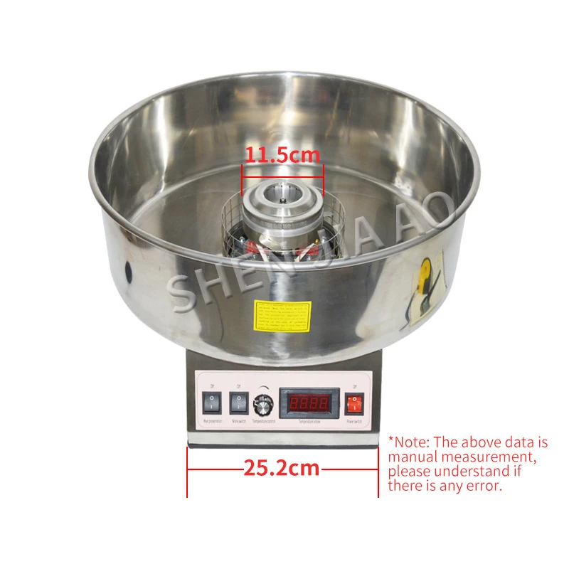 Commercial Cotton Candy Maker Electric Candyfloss DIY Sugar Floss Flower Type Cotton Candy Machine Stainless Steel 110V 220V 4
