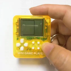 Compact Retro Pocket Keychain Handheld Gaming Console - With game finger cot (1986 - Color 9)