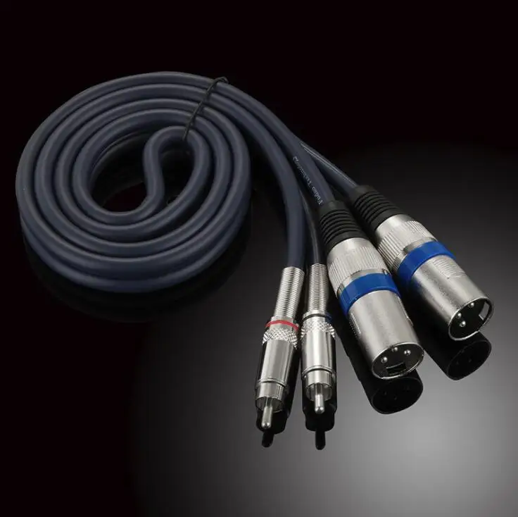 

NEW Double XLR Male Turn To Double RCA Cable Audio Cable Audio Line Speaker Cable AUDIO WIRE JSJ-203