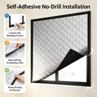 Rideaux Thermiques Modernes - Décoration Intérieure Élégante avec Technologie d'Isolation Chaleur/Froid - Faciles à Installer pour Appartement/Hôtel 5