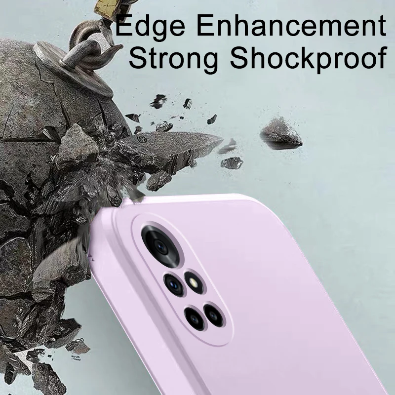 Luxury Liquid Silicone Shockproof Phone Case - Soft, Thin, and Durable Cover