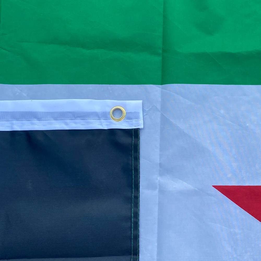 Aerlxemrbrae 90x150cm Syrian Flag - Three Star Design Banner