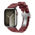 Wine red-Silver