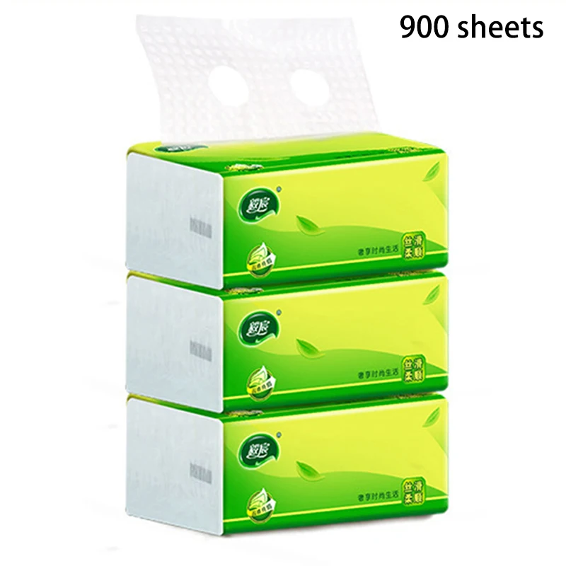3 Pack Household Paper Toilet Paper Affordable Towels Removable Facial Tissues Toilet Napkins Disposable Cleaning Wipes