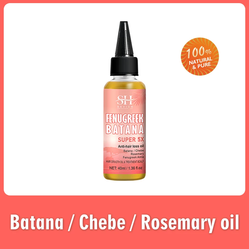 thumbnail image 1 of Aceite anticaída natural Super 5x set, crecimiento rápido del cabello africano, manteca de Chebe Batana, tratamiento de recrecimiento del cabello con fenogreco., 1 of 5