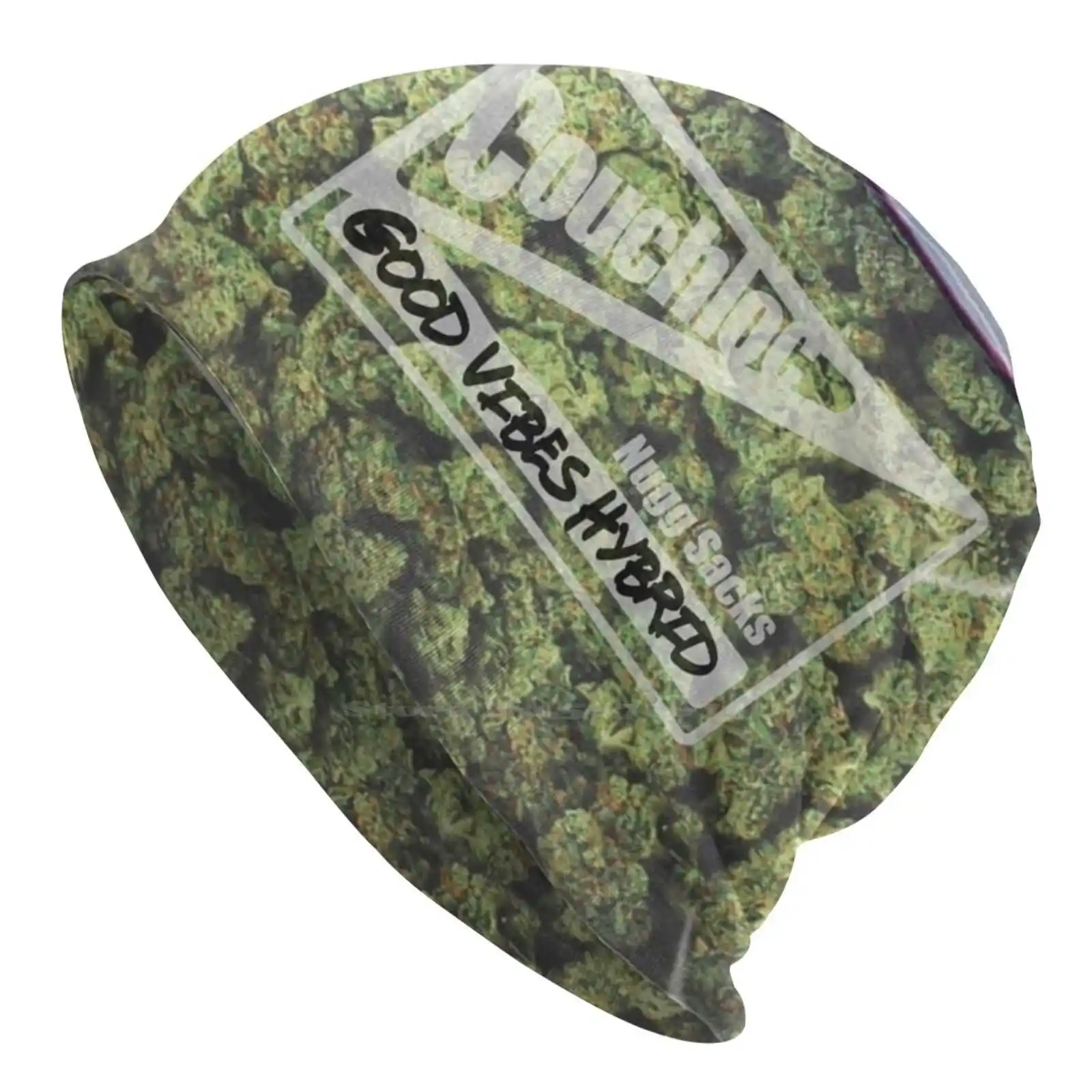 Fat Sack Cappello Lavorato A Maglia Warm Beanie Outdoor Caps Weed Erbacce Herb Dabs Tank Pot Stoner Trippy Funny Cool Pipe Bong Case Stash Sack