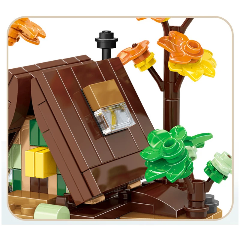 City Series Girls Santorini Castle Building Block Create Unique Structures Classic DIY Model Brick Toys Gift Children Kids