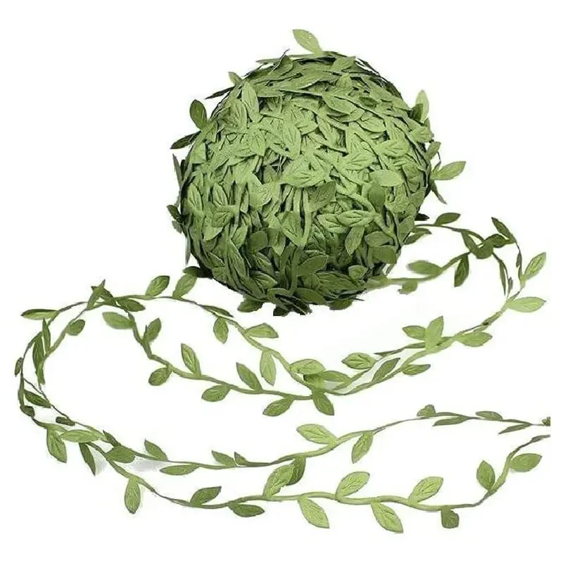 10/20Meters Leaf Ribbon Artificial Garland Vines Leaves String for Baby Shower Home Wedding Party Balloon Wreaths DIY Craft satin ribbons ribbon decoration ribbon supplies wrapping ribbon satin ribbon sewing ribbon christmas ribbon organza ribbon polyester ribbon velvet ribbon