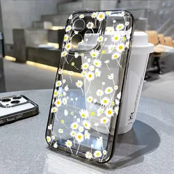 Charming Daisy Floral Soft Transparent Phone Case Cover - iPhone 12 Pro (02TI20)