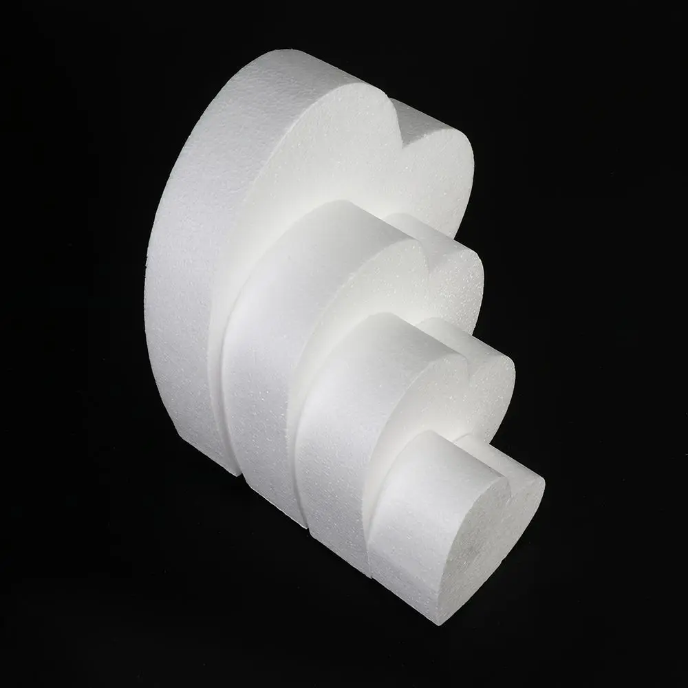 4/6/8//15cm neue Herz schaum form weiße Bastel kugeln Modellierung Polystyrol Hochzeits dekor DIY Ball Spielzeug Party Dekor – Detail 12
