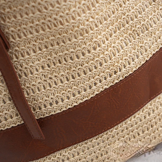 2023 New Shoulder Bag Summer Beach Bag French Style Straw Woven Large Capacity Storage Bag Tote Bags for Women Classic All-match