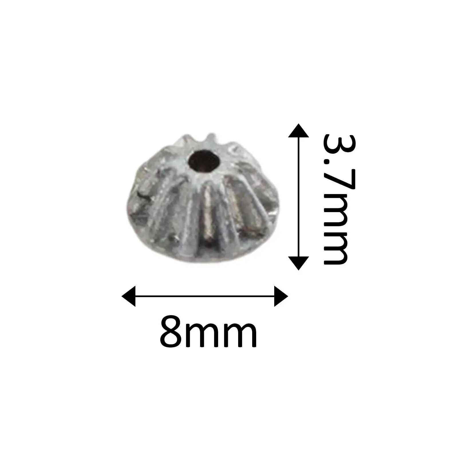 

4Pcs Zinc Alloy 10T Pinion Gear Set Motor Gear Pinion Gears Set Upgrade for 144010 1/14 RC Car Spare Parts Replaces Accessories