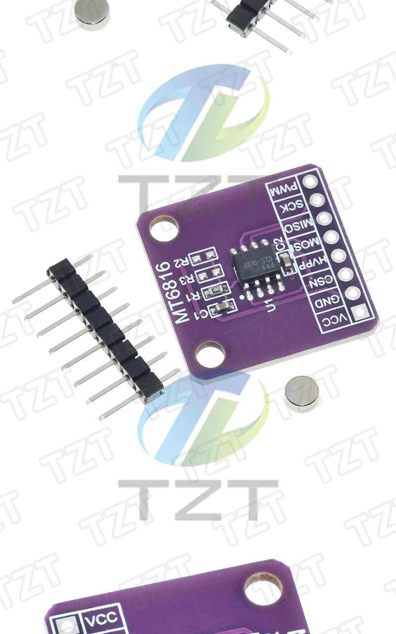 1/3PCS MT6816 High-speed Und Hochpräzise Magnetische Encoder Magnetische Induktion Winkel Messung Sensor Modul – Detail 7