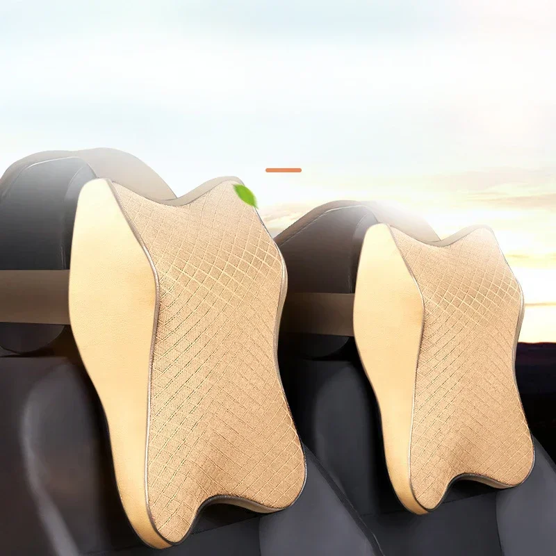 차량용 등 쿠션 요추 지지대 패드, 차량용 머리 받침대 및 요추 지지대 세트, 차량용 메모리 폼 목 베개 
