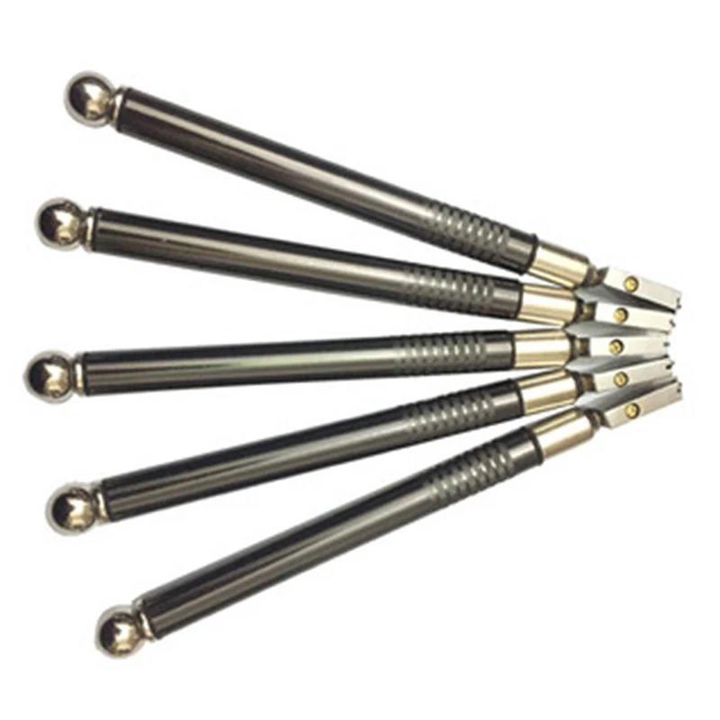 Oil Feed Glass Cutter Diamond Antislip Metal Handle Cutting Tools Professional