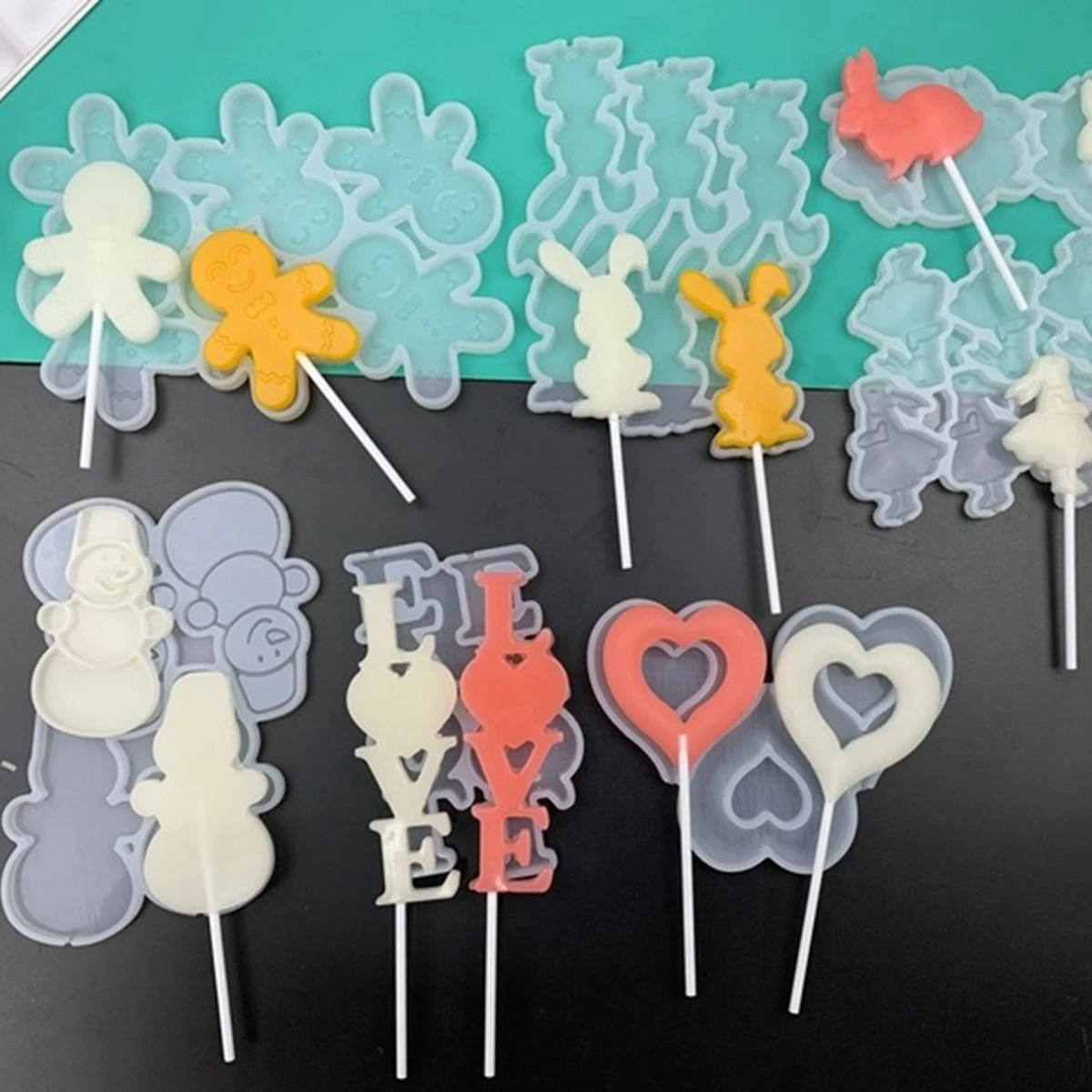 

Силиконовая форма для шоколада, звезды, круга, сердца