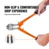 VEVOR Bolt Cutter 8in/14in/18in/24in Lock Cutter Bi-Material Handle with Soft Rubber Grip Chrome Molybdenum Alloy Steel Blade 4