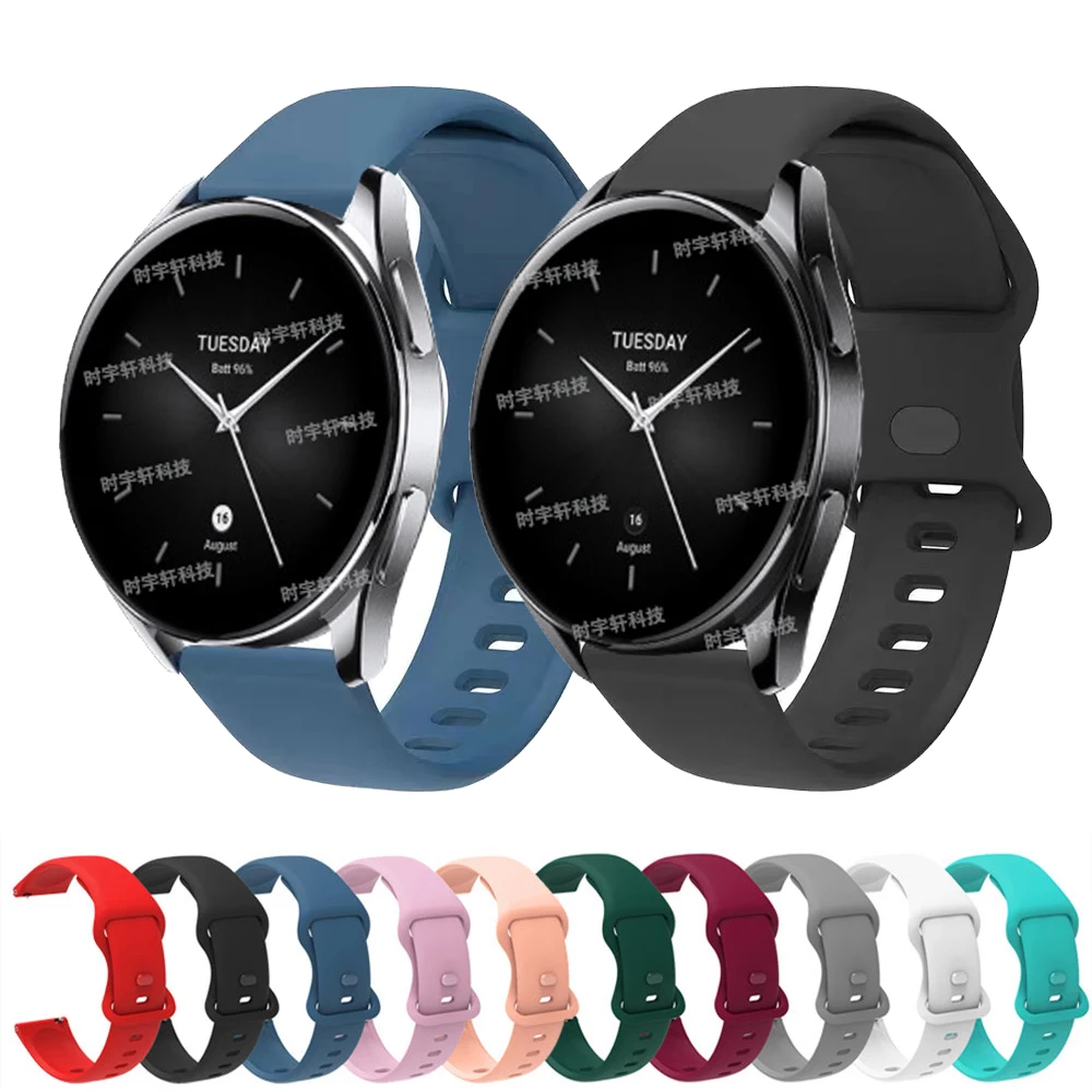 Cinturino Sportivo Da 22Mm Per Xiaomi Watch S2 42Mm 46Mm/S1 Pro/Braccialetto Di Ricambio Sportivo In Silicone Attivo Per Xiaomi Watch Color 2 1 Band