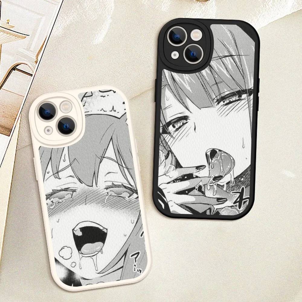 

Girl Face Phone Case Hard Leather For iPhone 14 13 12 Mini 11 14 Pro Max Xs X Xr 7 8 Plus Fundas