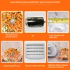 Commercial Electric Vegetable Dicing Machine Radish Carrot Potato Onion Granule Slice Cube Cutting Machine Home Food Processor 2